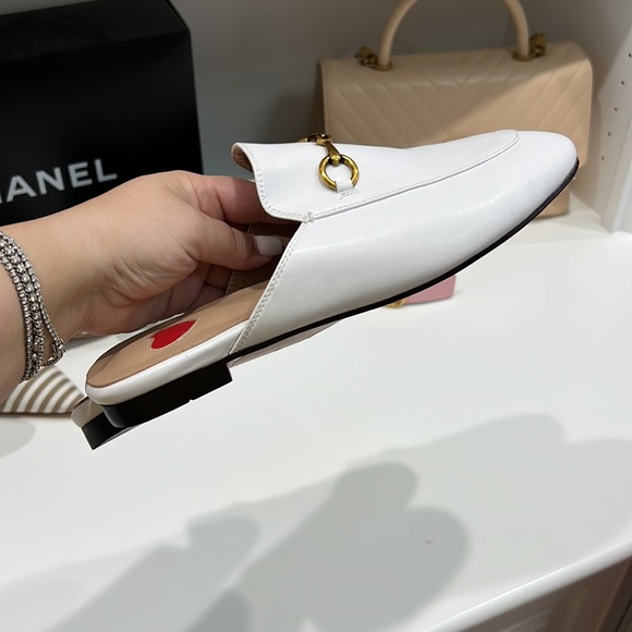 NEW White Mule Slides - Picture 10 of 13